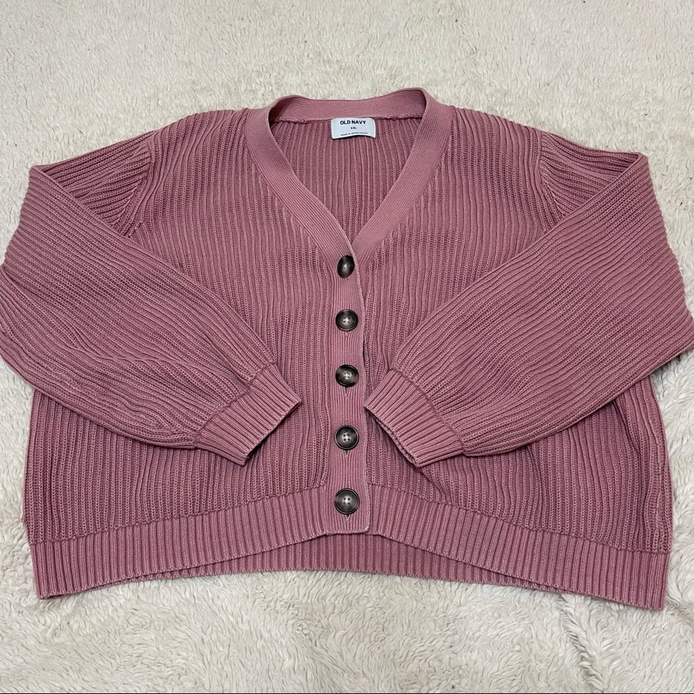 Old Navy Buttones Cardigan (Size XXL)
